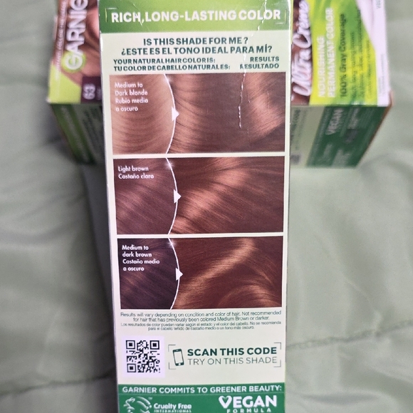 Garnier Nutrisse Ultra Crème Nourishing Permanent Hair Color- Light Goldrn Brown - Picture 6 of 7